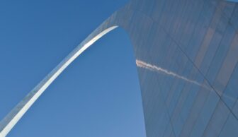 Gateway Arch in St. Louis, the perfect example of an arc