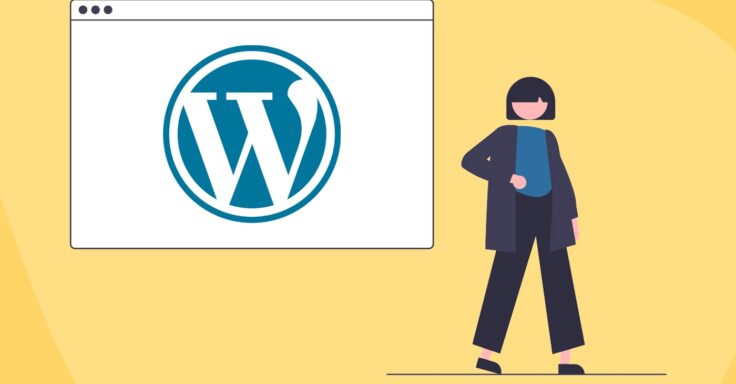 Wordpress web hosting illustration